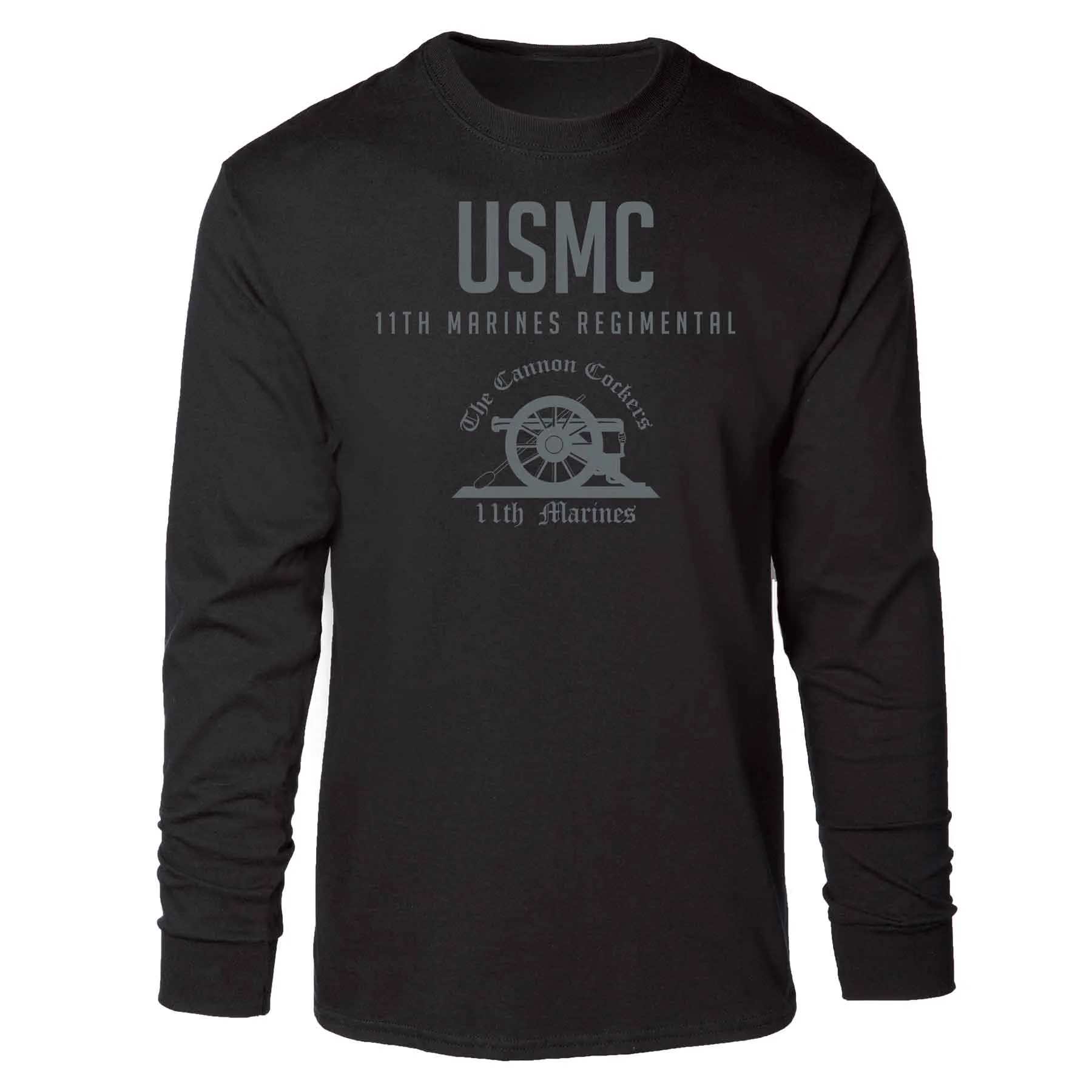 11th Marines Regimental Tonal Long Sleeve T-shirt