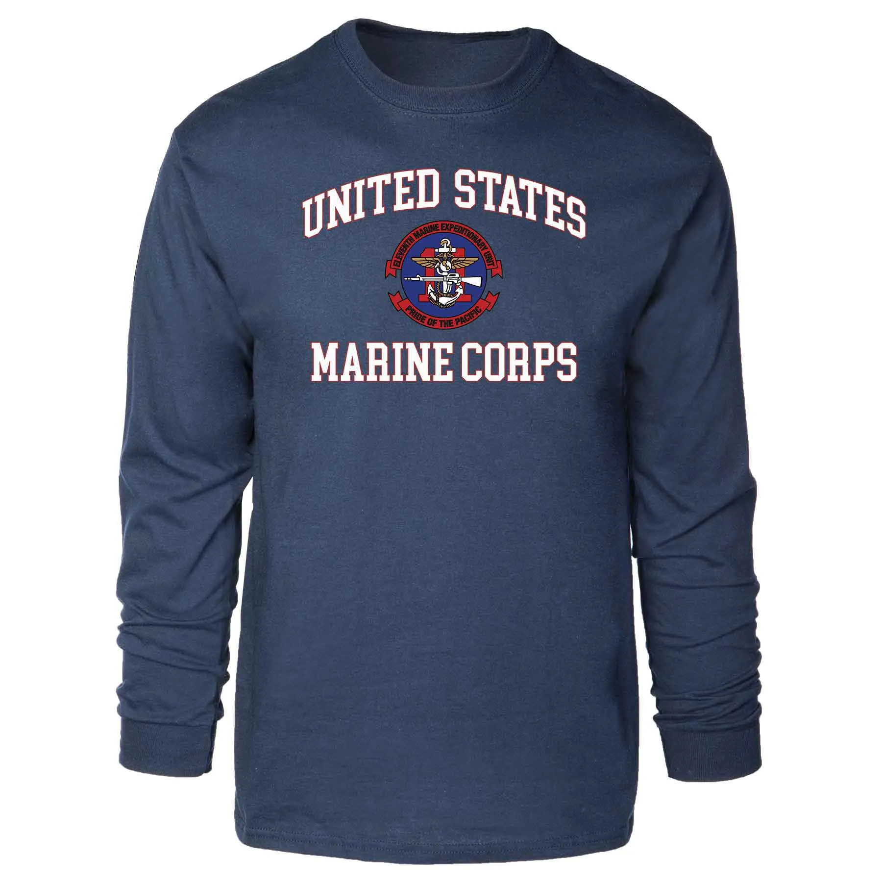 11th MEU Pride Of The Pacific USMC Long Sleeve T-shirt