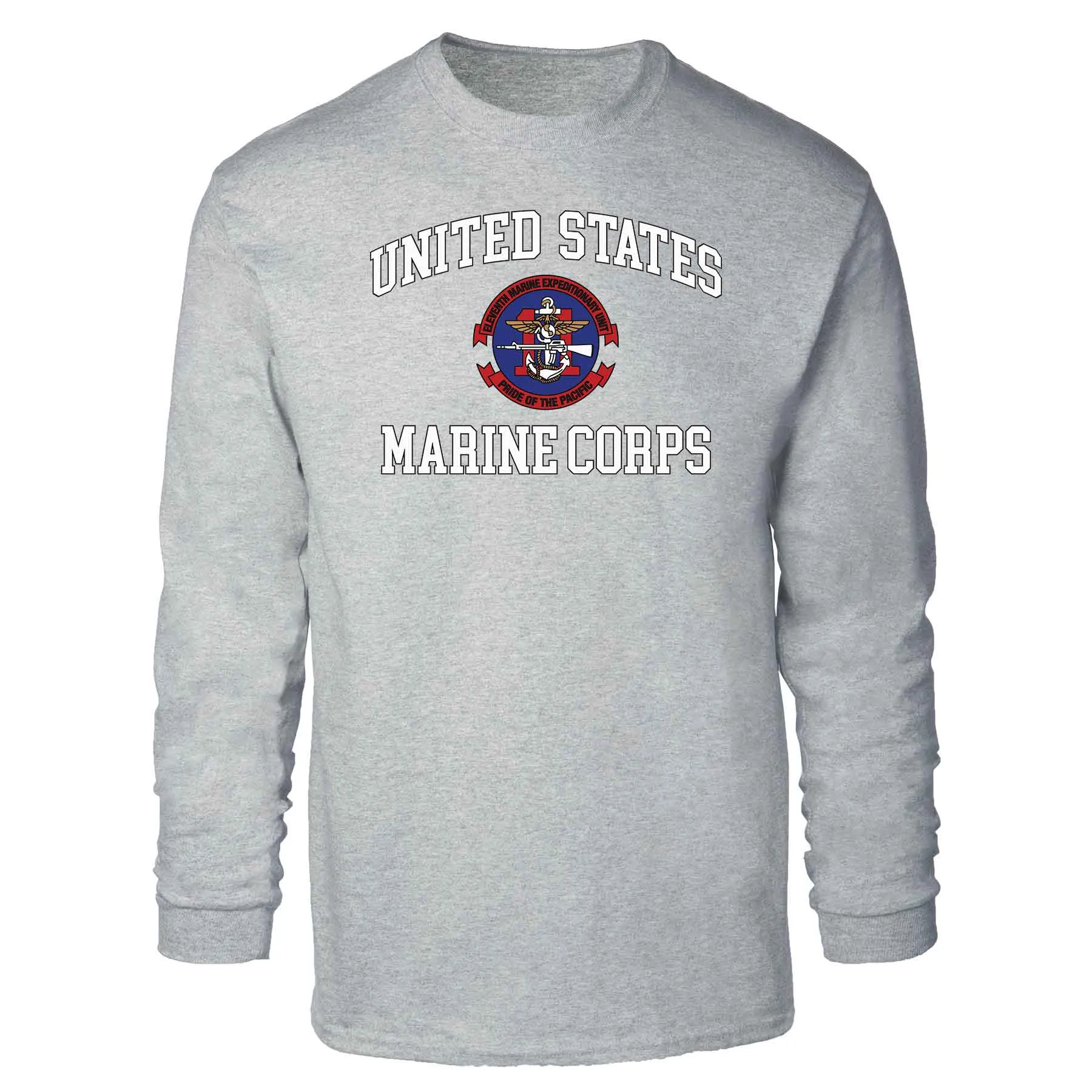 11th MEU Pride Of The Pacific USMC Long Sleeve T-shirt