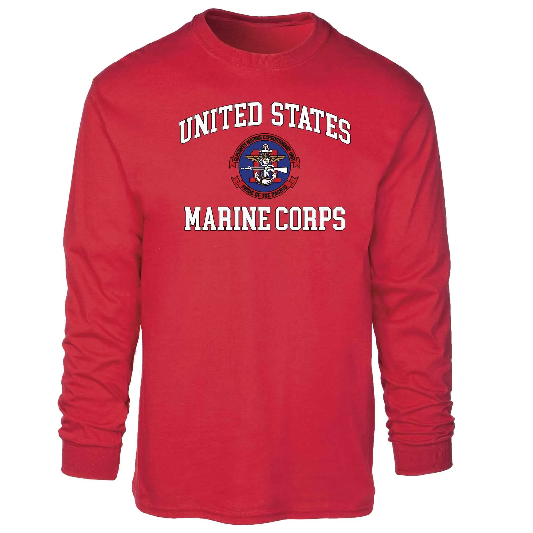 11th MEU Pride Of The Pacific USMC Long Sleeve T-shirt