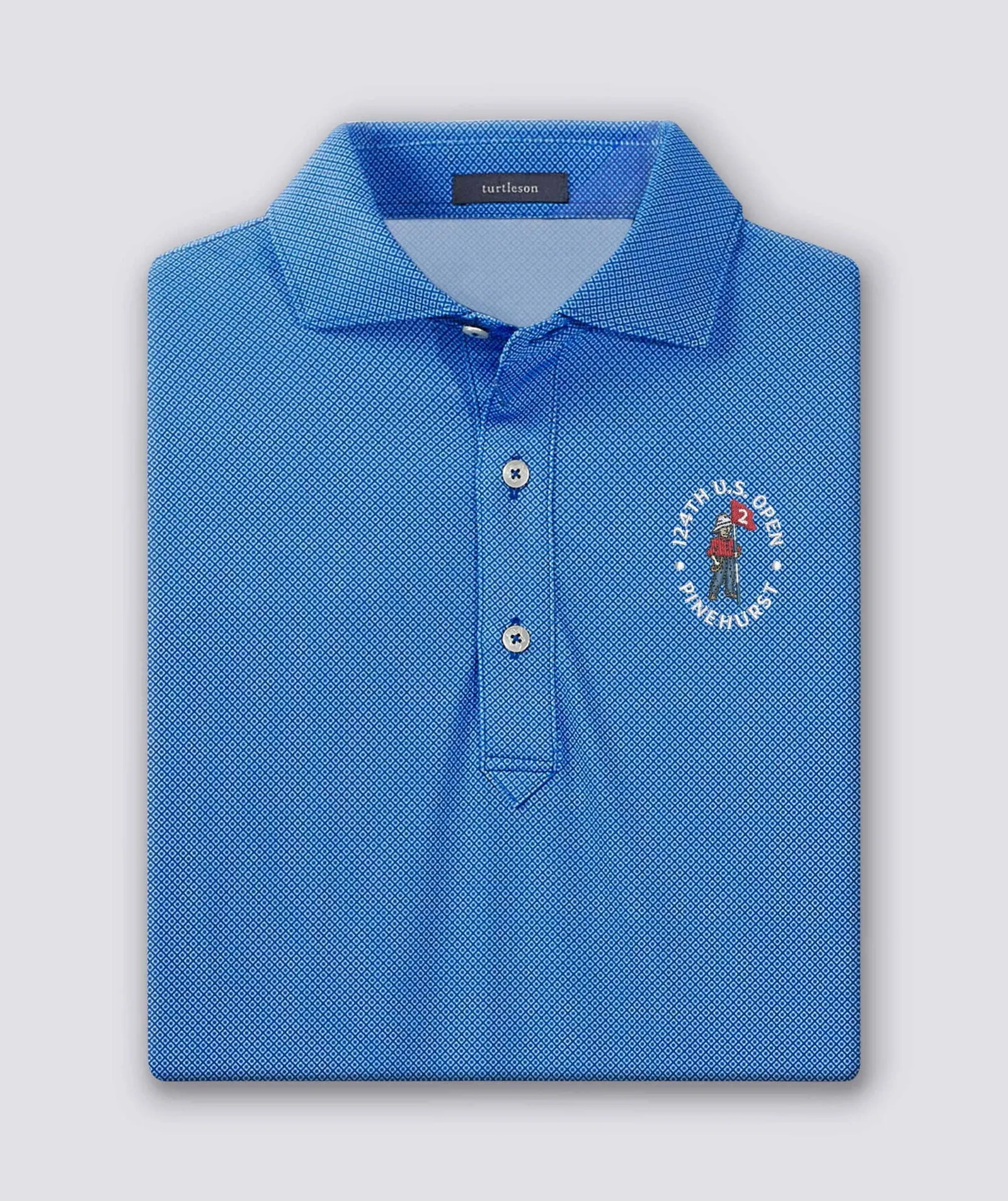 124th U.S. Open - Clarence Mini Diamond Jacquard Performance Polo