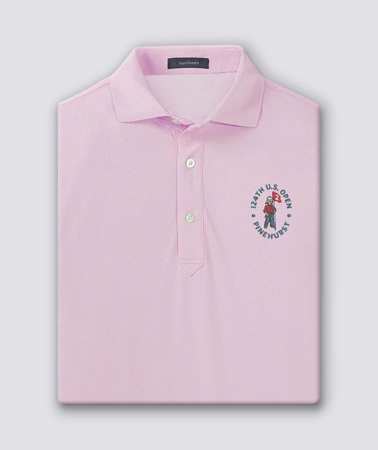 124th U.S. Open - Clarence Mini Diamond Jacquard Performance Polo