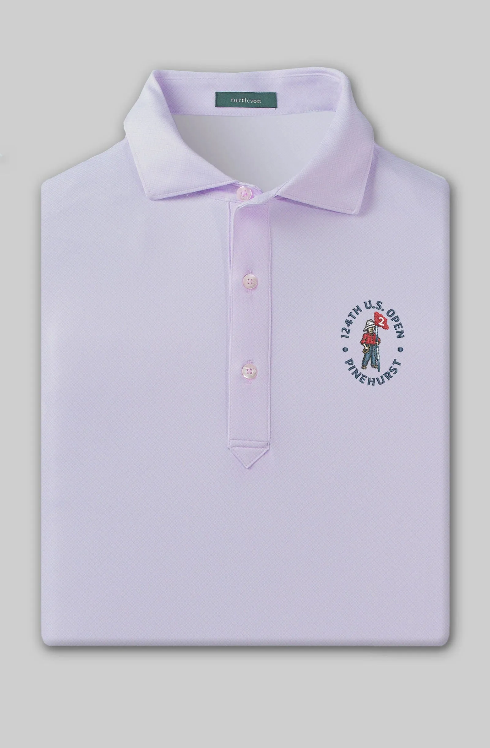 124th U.S. Open - Clarence Mini Diamond Jacquard Performance Polo