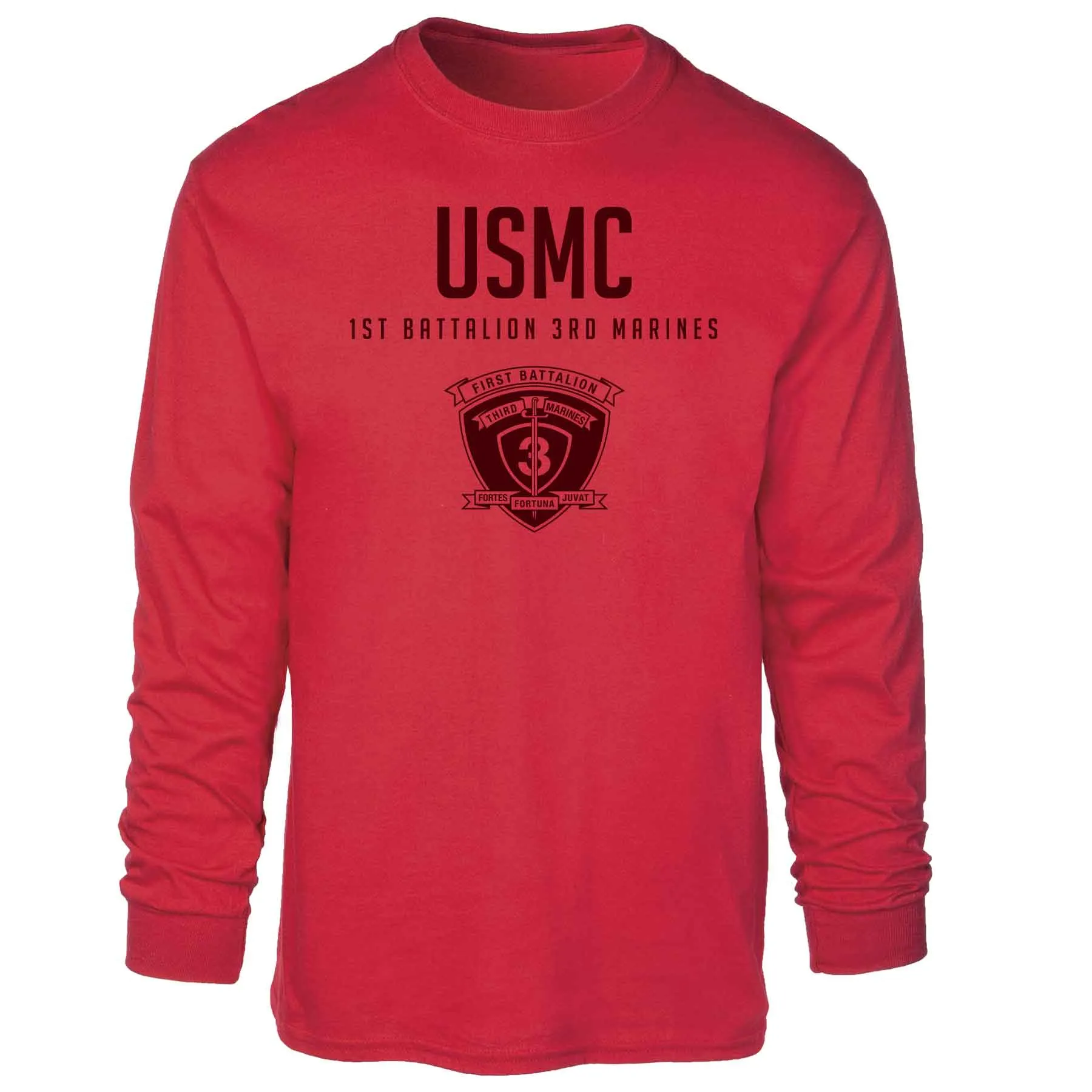 1st Battalion 3rd Marines Tonal Long Sleeve T-shirt