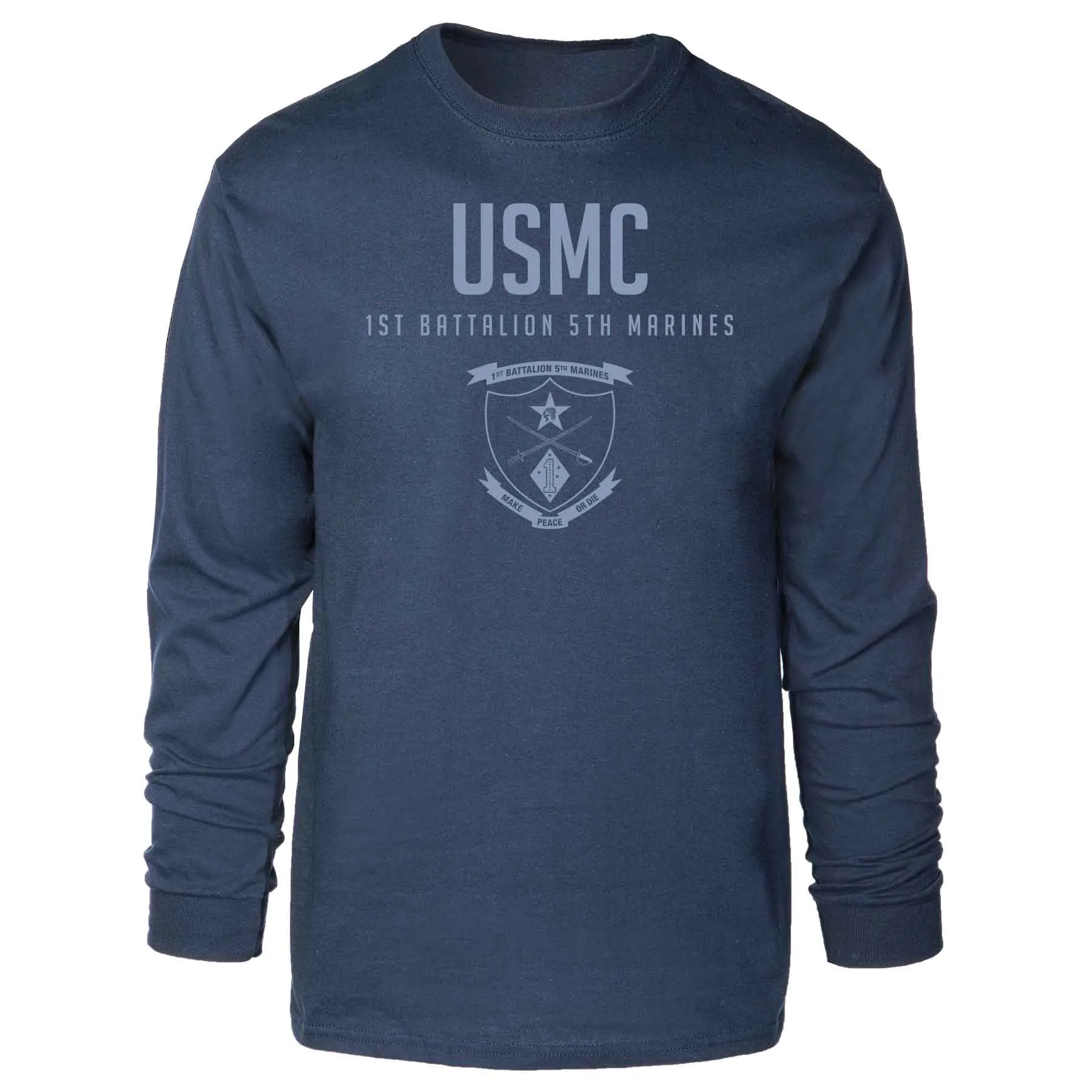 1st Battalion 5th Marines Tonal Long Sleeve T-shirt