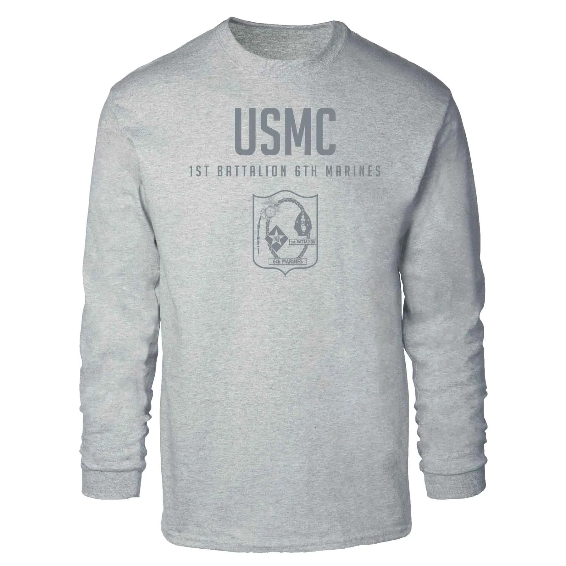 1st Battalion 6th Marines Tonal Long Sleeve T-shirt