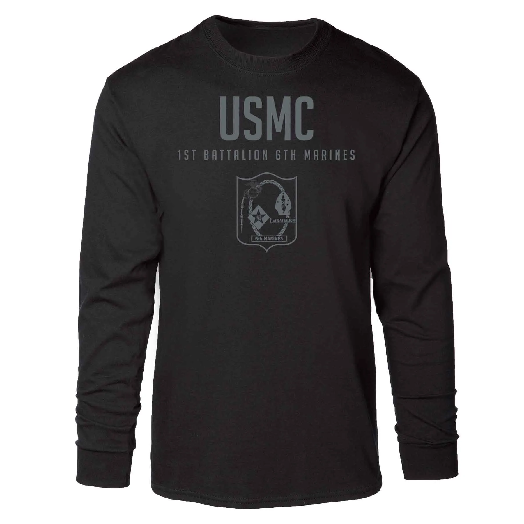 1st Battalion 6th Marines Tonal Long Sleeve T-shirt