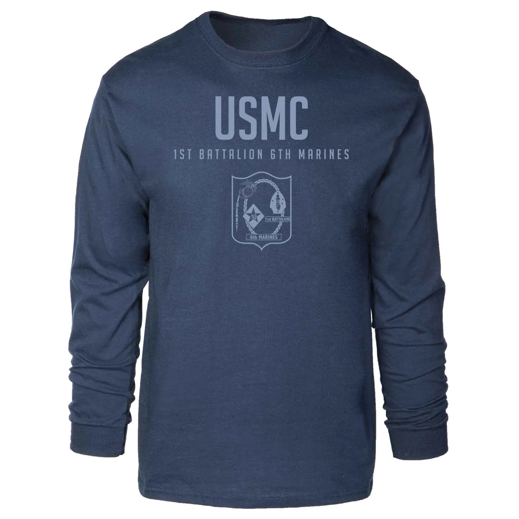 1st Battalion 6th Marines Tonal Long Sleeve T-shirt