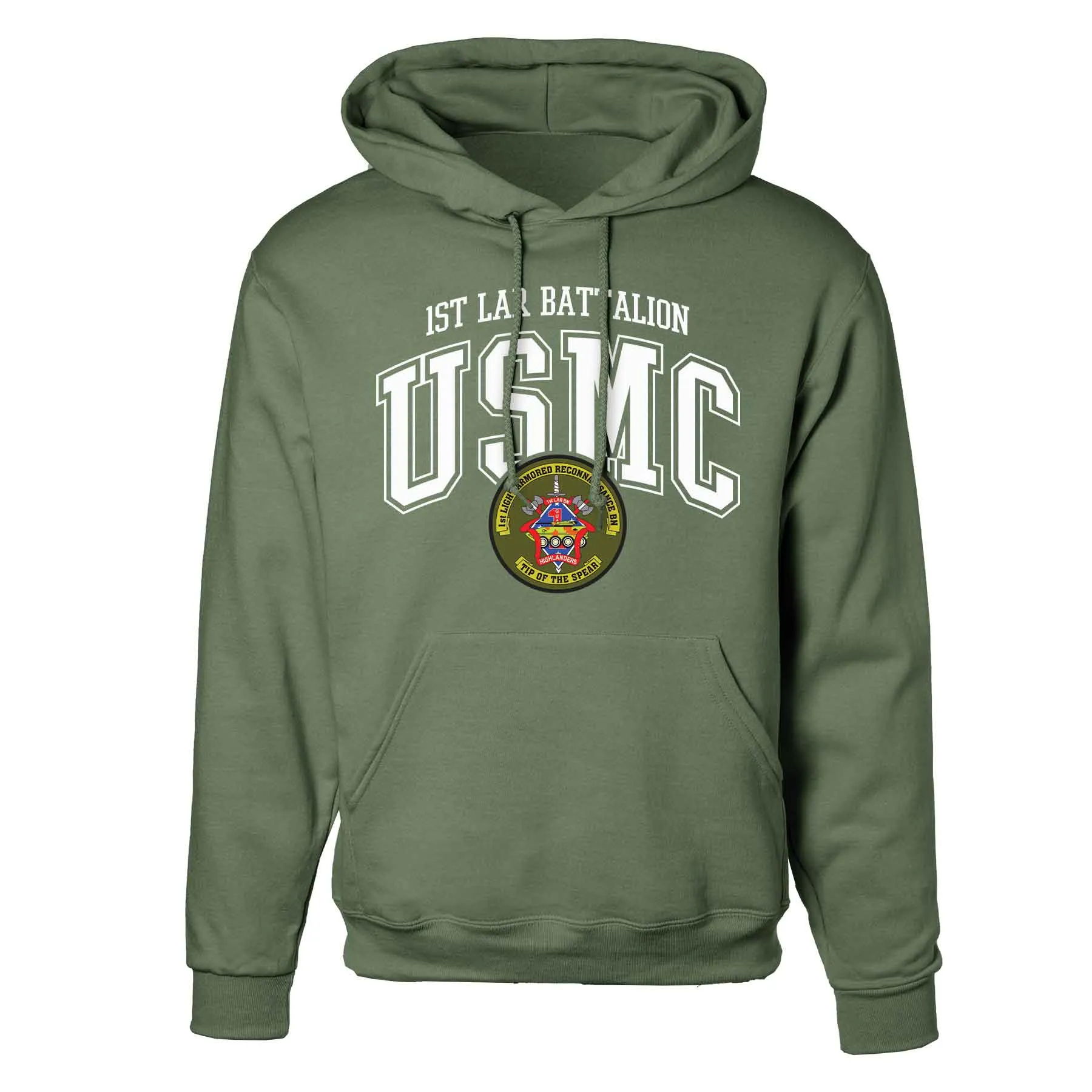 1st LAR Battalion Arched Hoodie