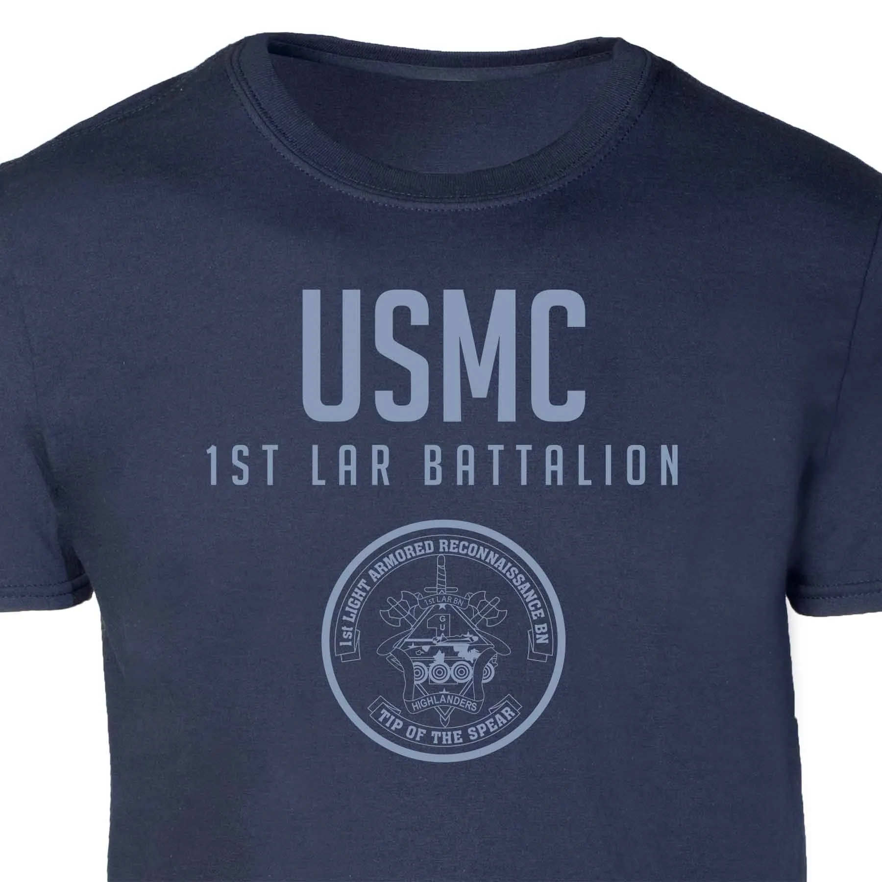 1st LAR Battalion Tonal Patch Graphic T-shirt