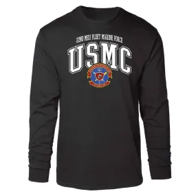 22nd MEU Fleet Marine Force Arched Long Sleeve T-shirt