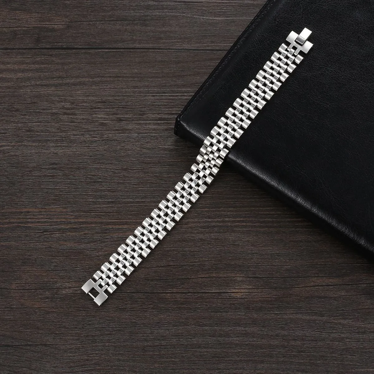 316L Stainless Steel Watch Belt Style Stylish Bracelet For Men