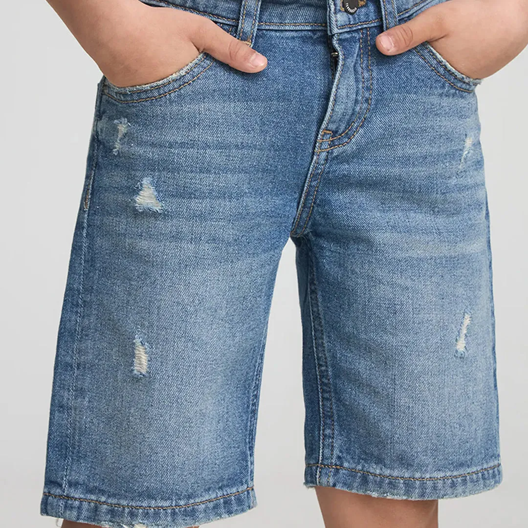 5-Pocket Denim Shorts