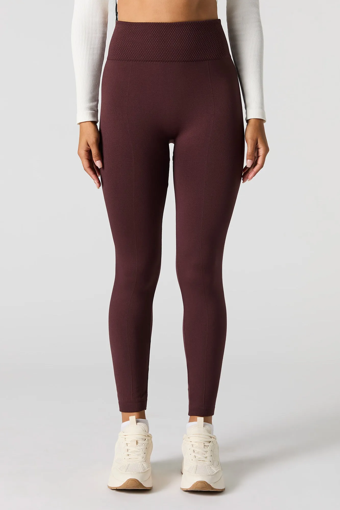 Active Exposed Seam Fleece Legging