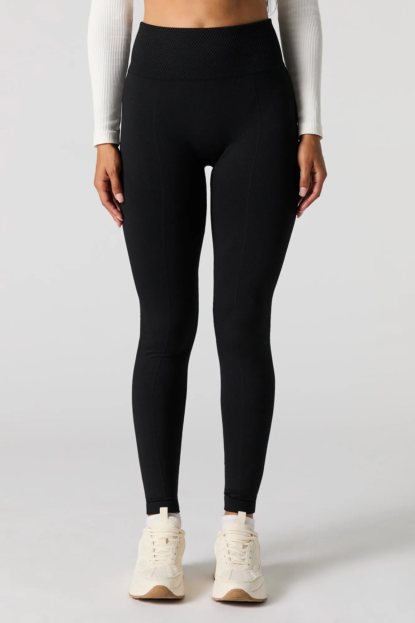 Active Exposed Seam Fleece Legging