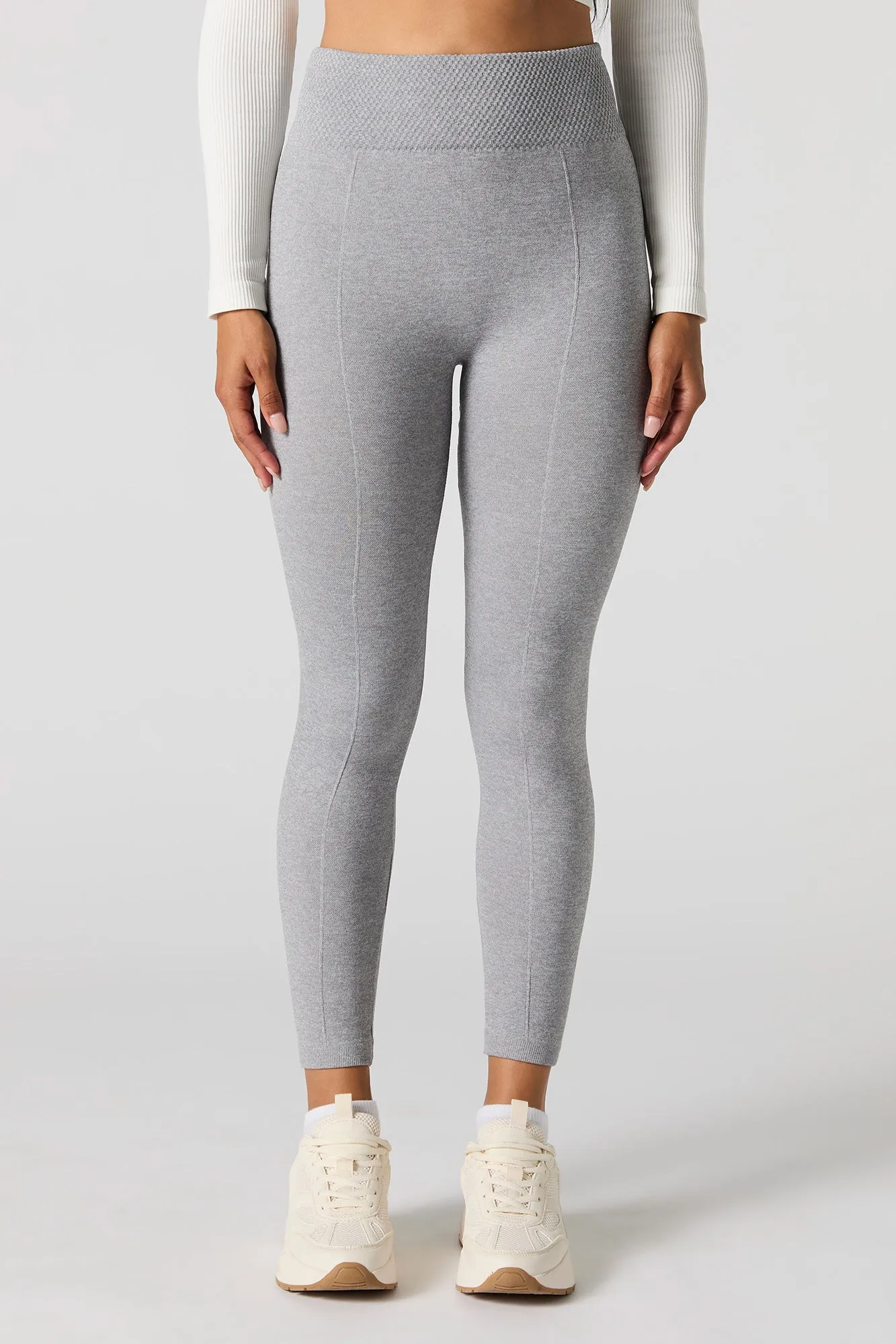 Active Exposed Seam Fleece Legging