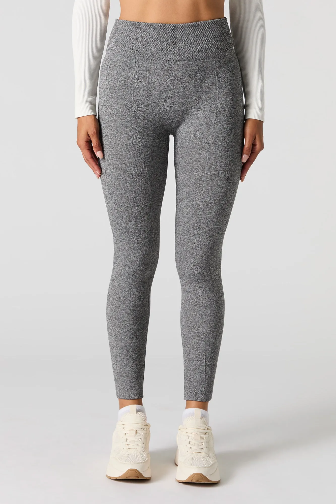 Active Exposed Seam Fleece Legging