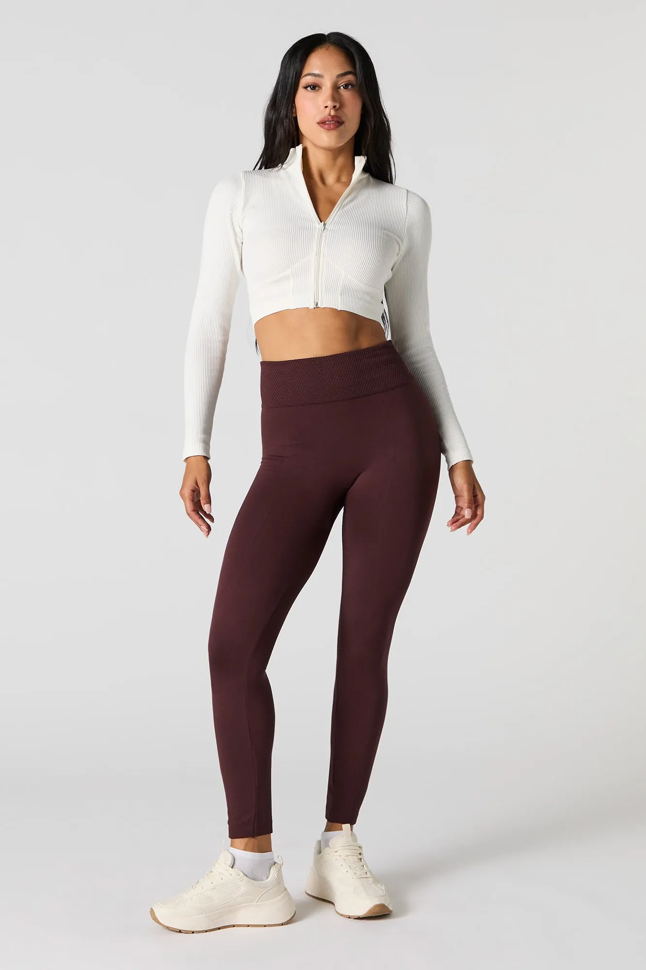 Active Exposed Seam Fleece Legging