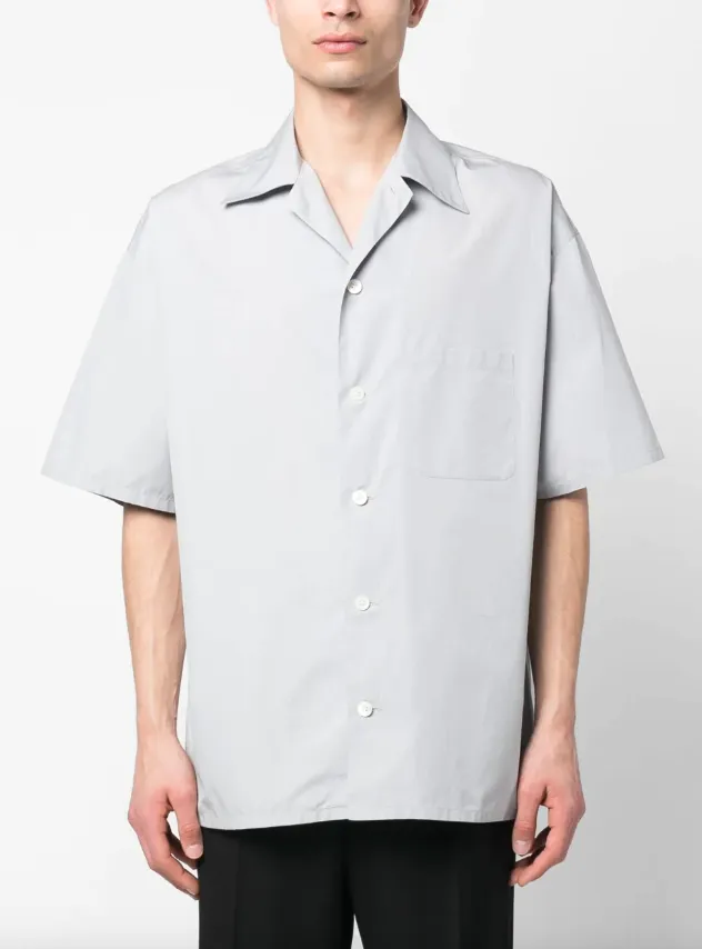 Alexander McQueen logo-print short-sleeved shirt