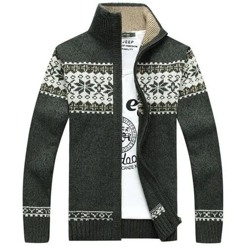 Anders Sweater - Knitted Zip-Up Cardigan