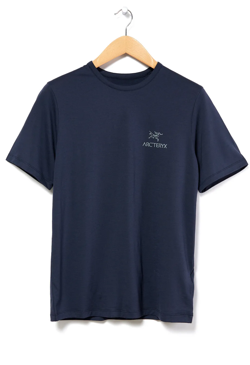 Arc'teryx Arc'Logo Emblem Men's Wool T-Shirt - Black Sapphire