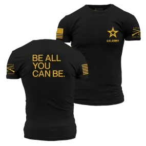 Army Be All You Can Be T-Shirt - Black