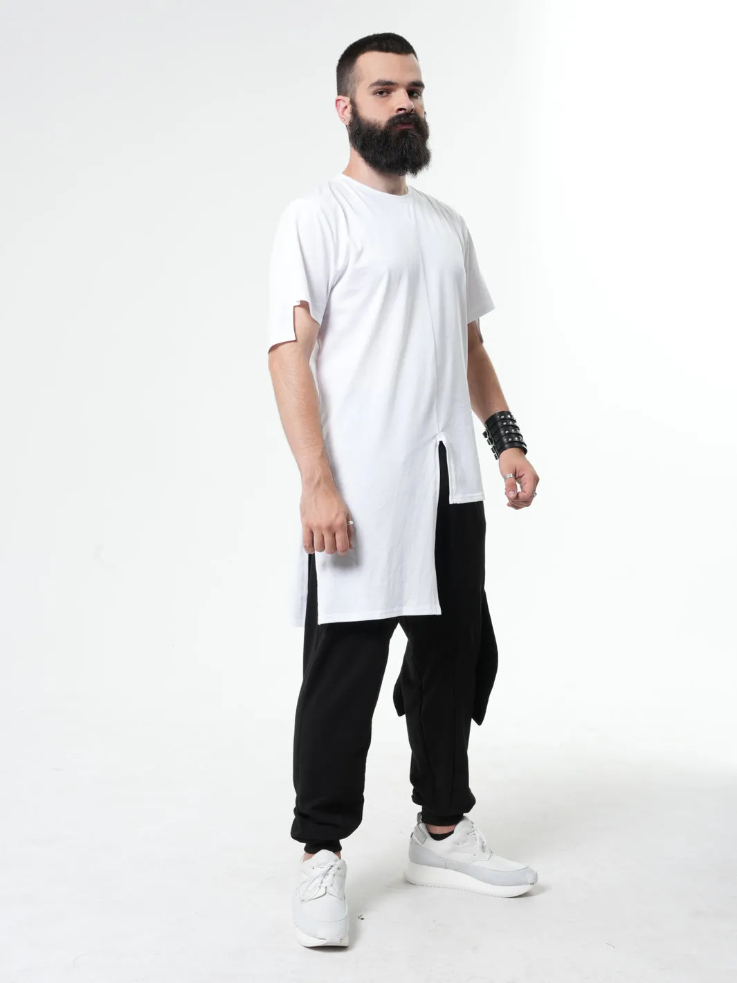 Asymmetric Mens Tunic