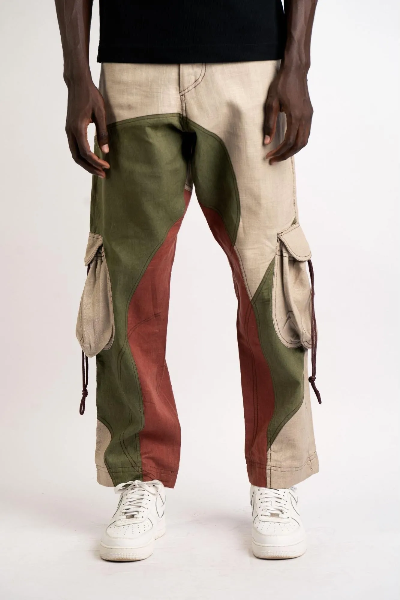 ATTO TETTEH Multicolored Corded Pants