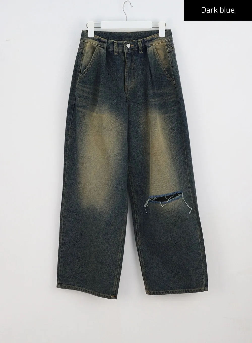 Baggy Dark Wash Jeans BY308