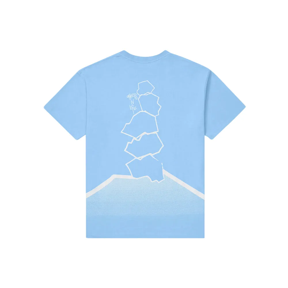 Balance Print Tee (Pop Blue)