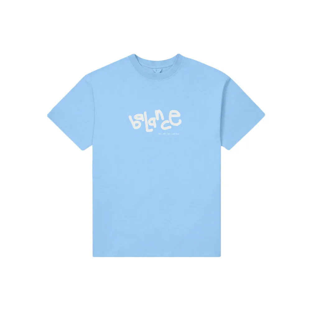 Balance Print Tee (Pop Blue)