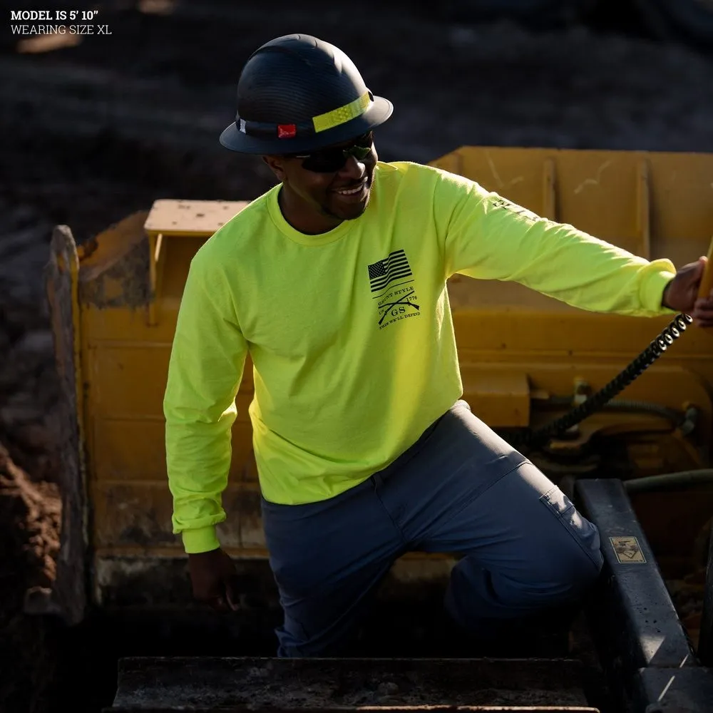 Base Long Sleeve - Safety Green