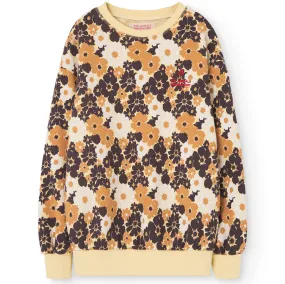 Bear Kids Sweatshirt in Soft Yellow by The Animals Observatory