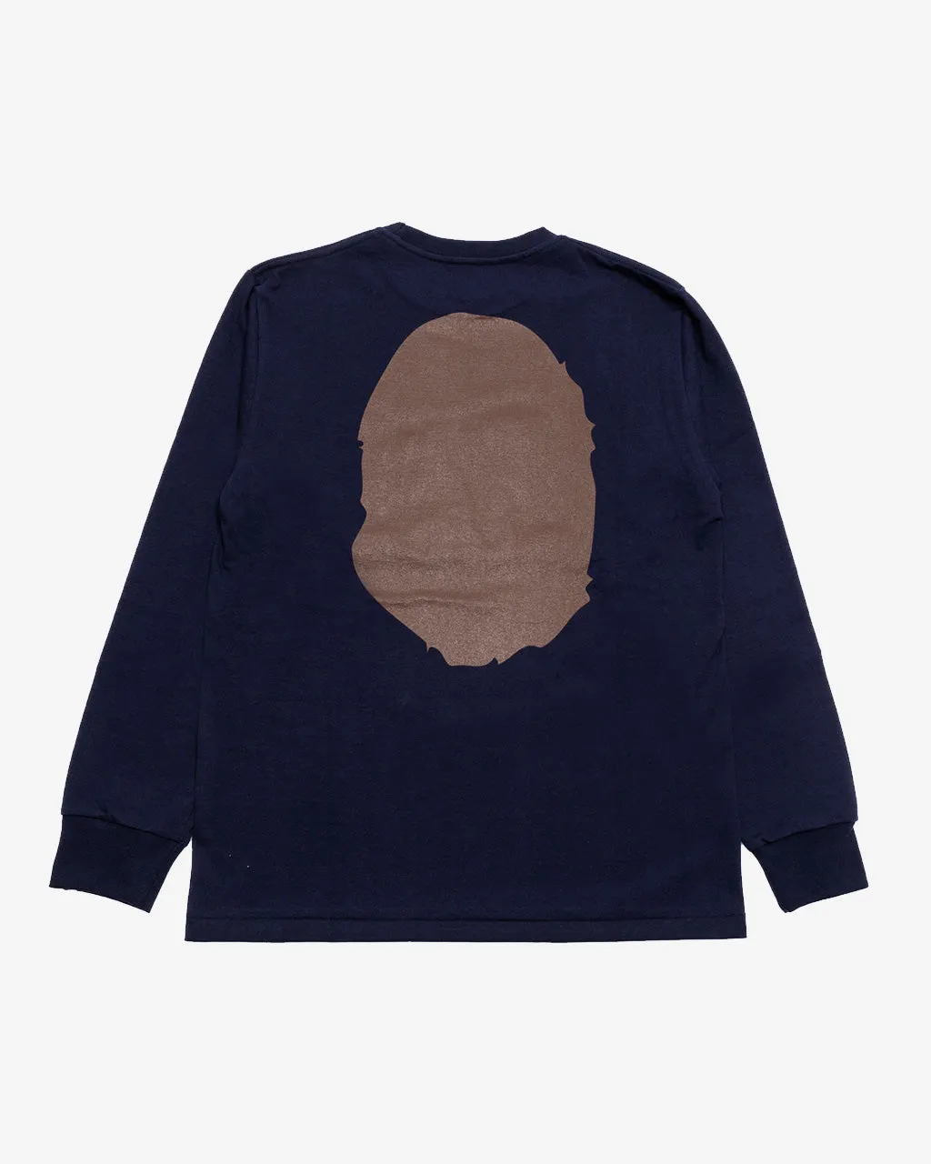 Big Ape Head L/S Tee Navy