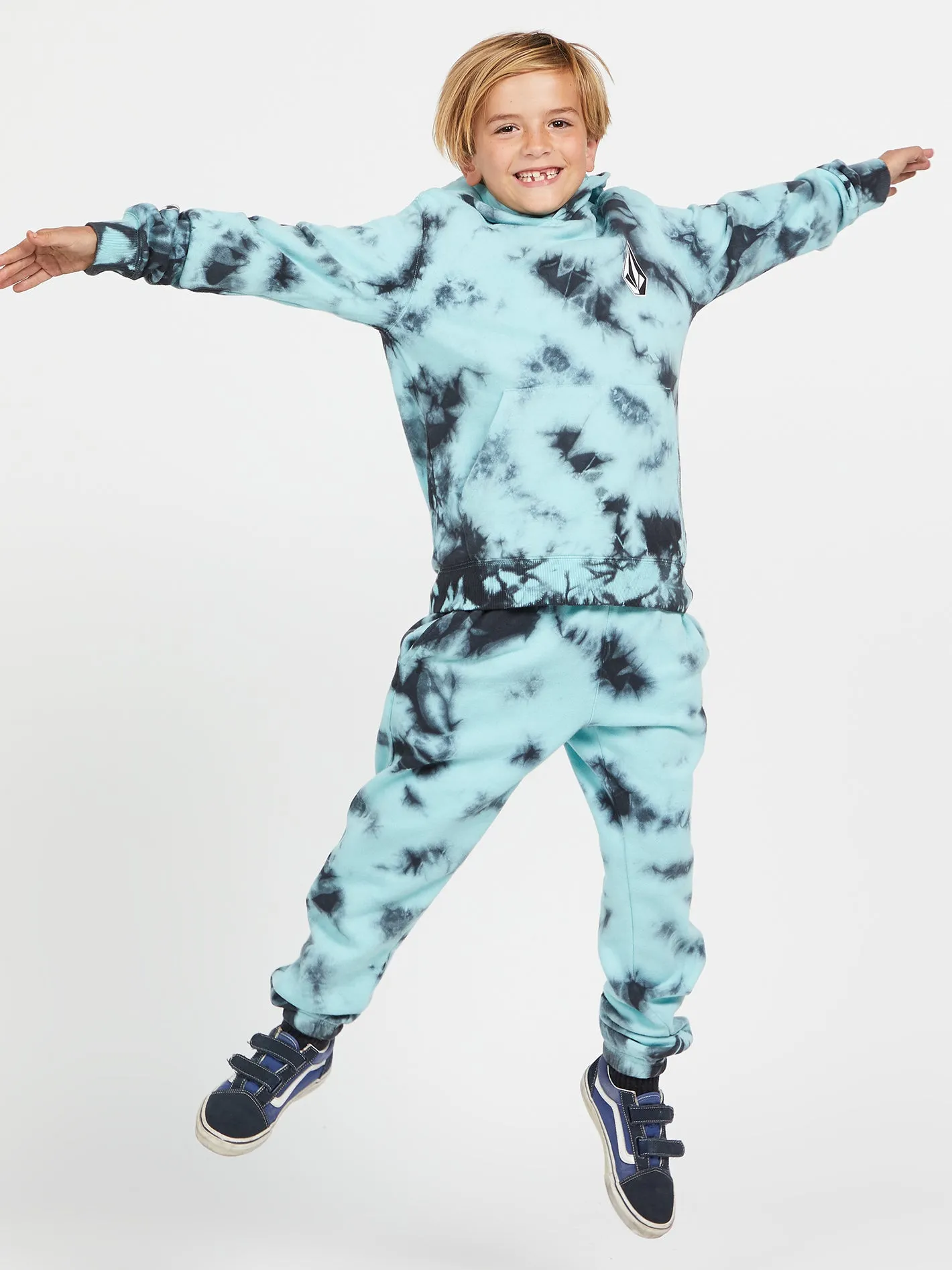 Big Boys Iconic Stone Plus Fleece Pants - Chlorine