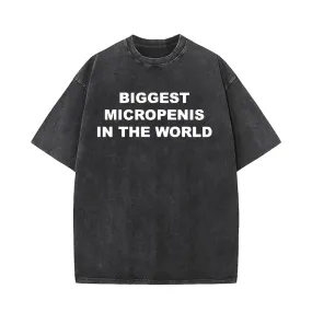 Biggest Micropenis In The World Short Sleeve T-shirt