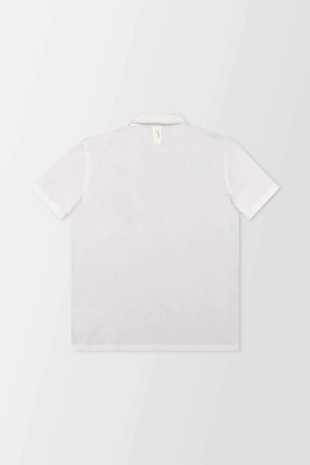 Billionaire White SS Crest Polo