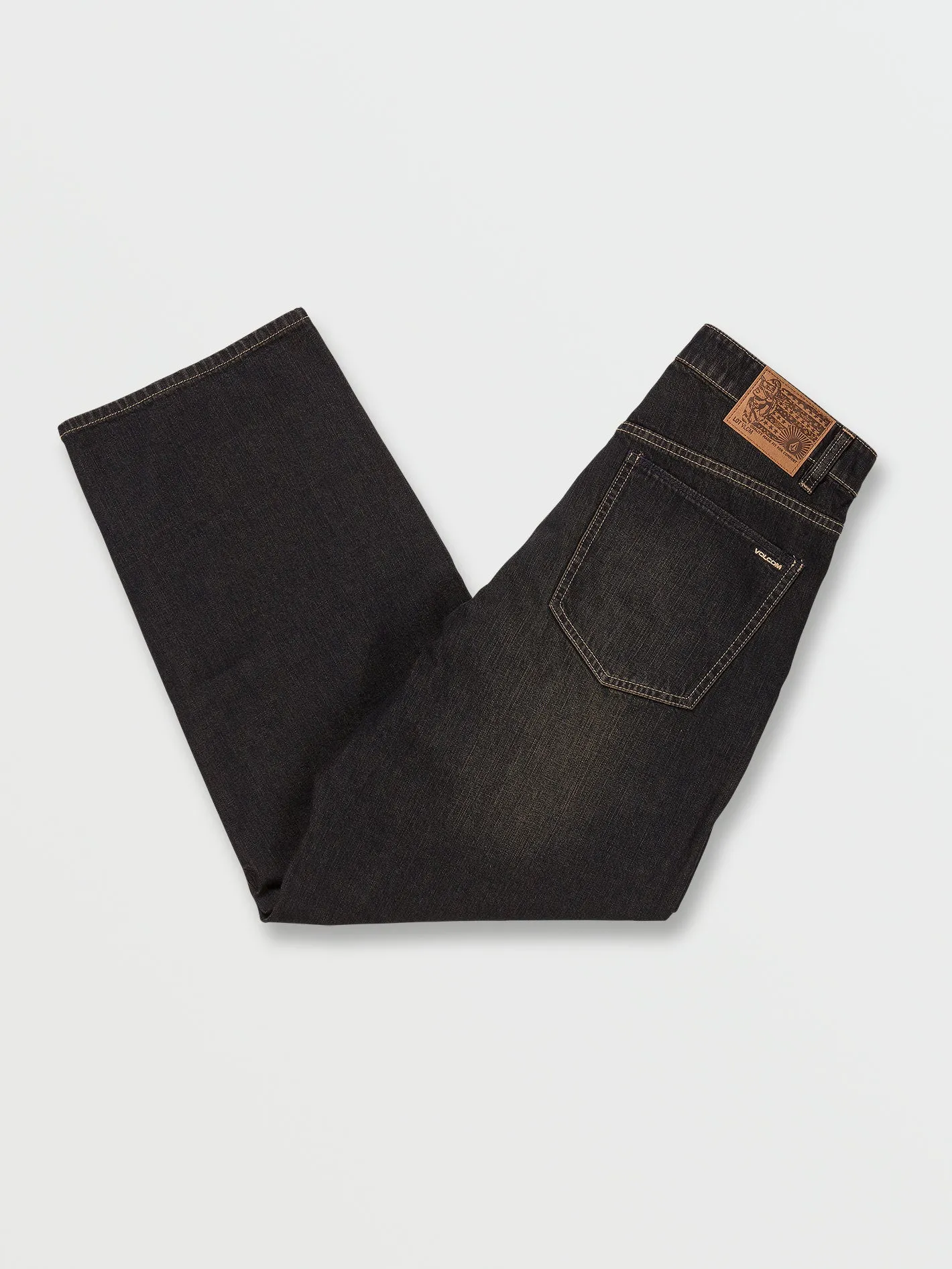 Billow Loose Fit Jeans - Sulfur Black