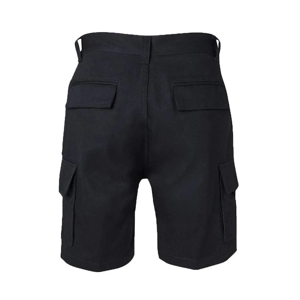 Black Cargo Work Shorts