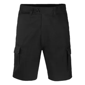 Black Cargo Work Shorts