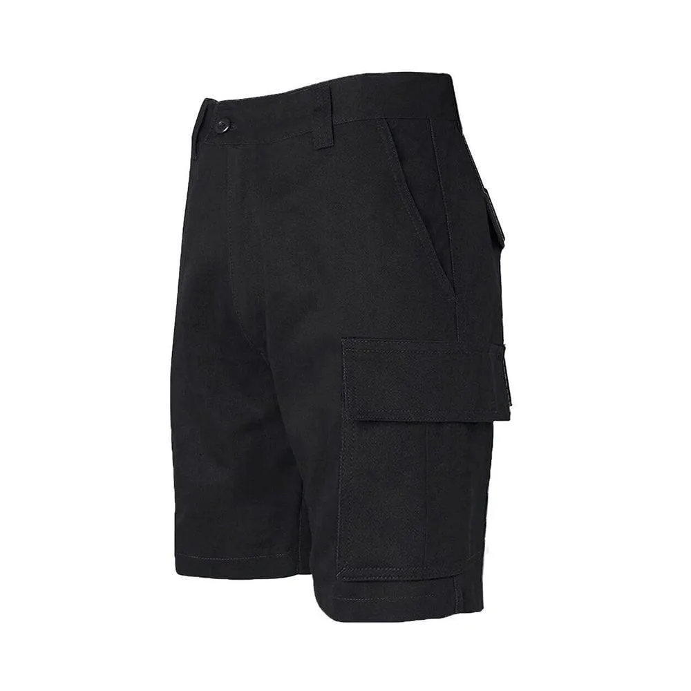 Black Cargo Work Shorts