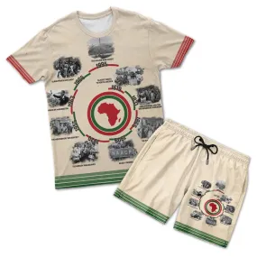 Black History Timeline T-shirt and Shorts Set