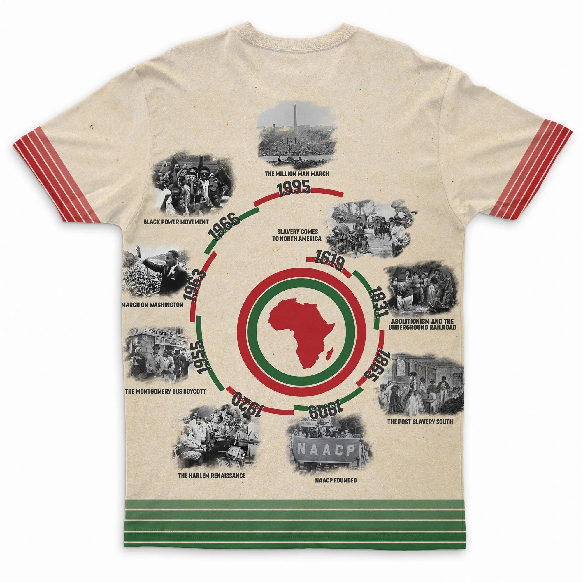 Black History Timeline T-shirt and Shorts Set