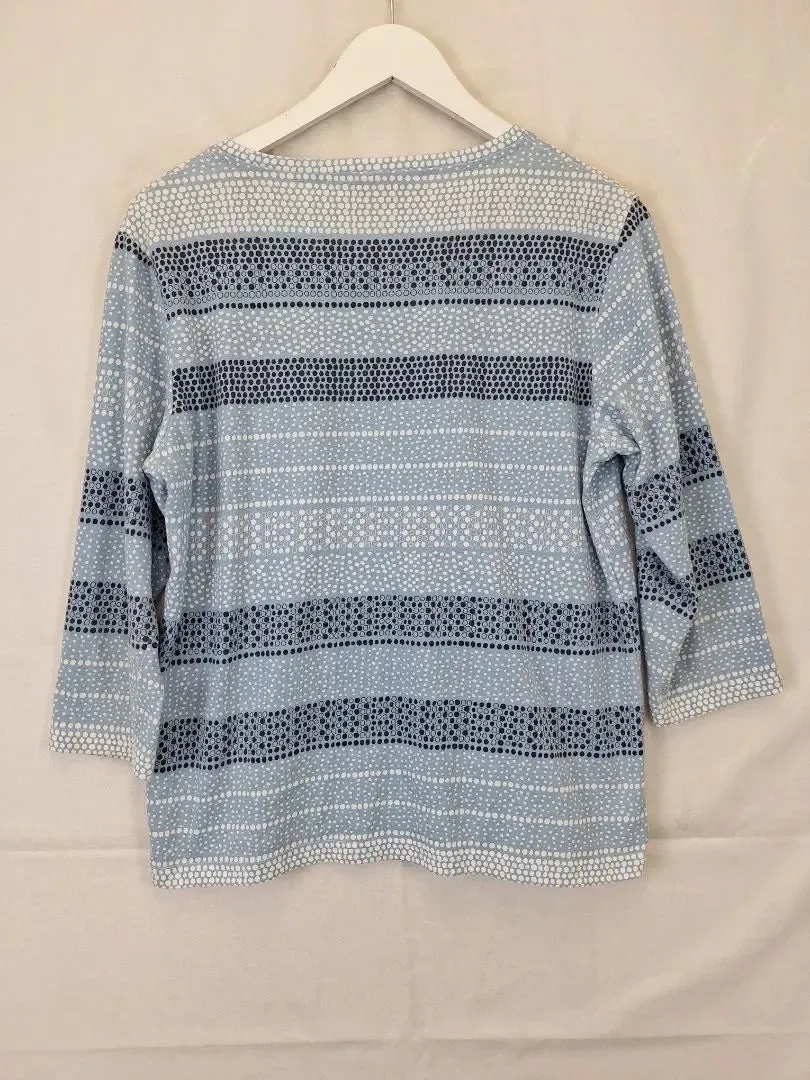 Black Pepper Organic Pebble Riverbed Top Size 12