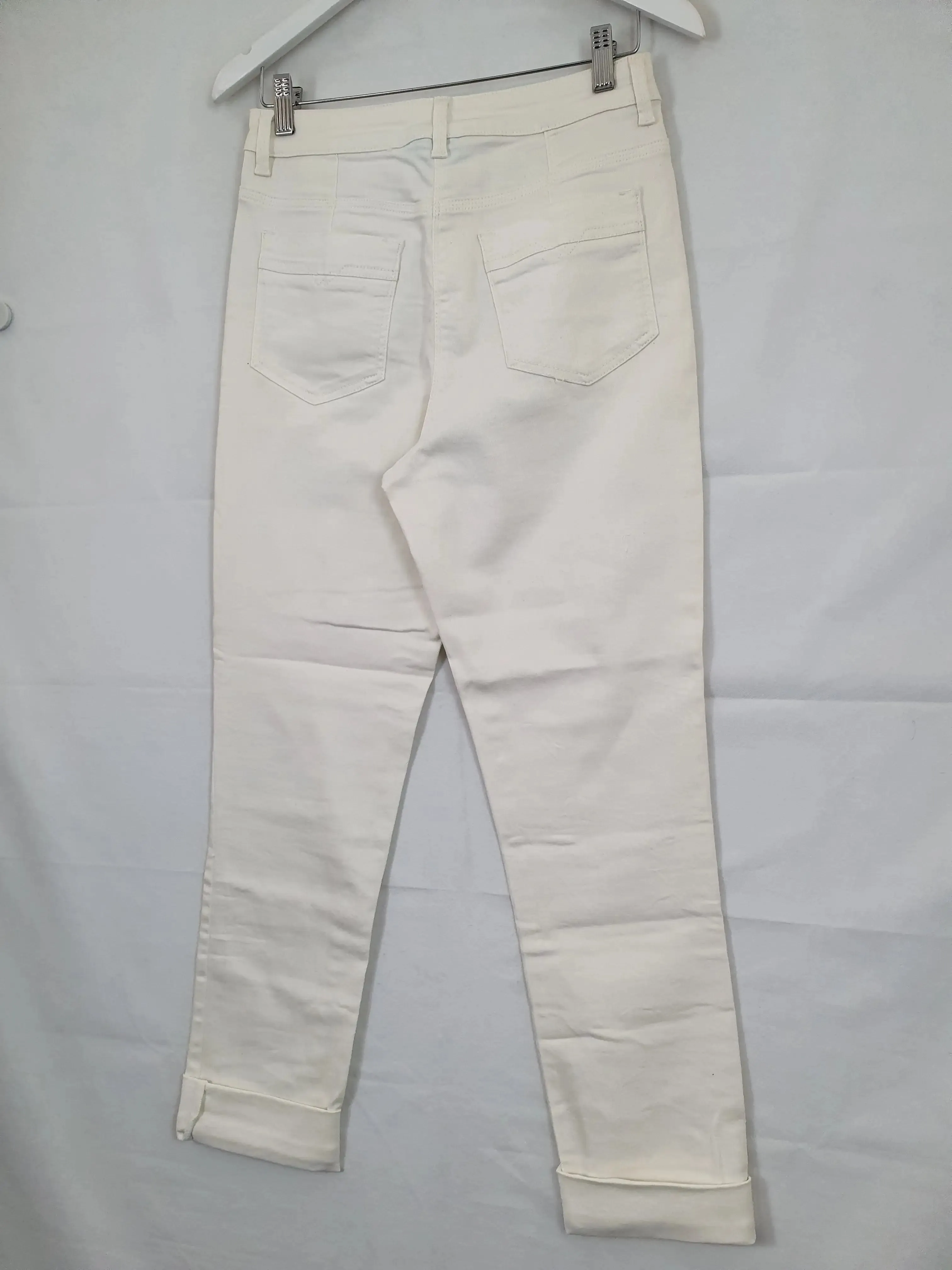 Blue Illusion White Raquel Denim Jeans Size S