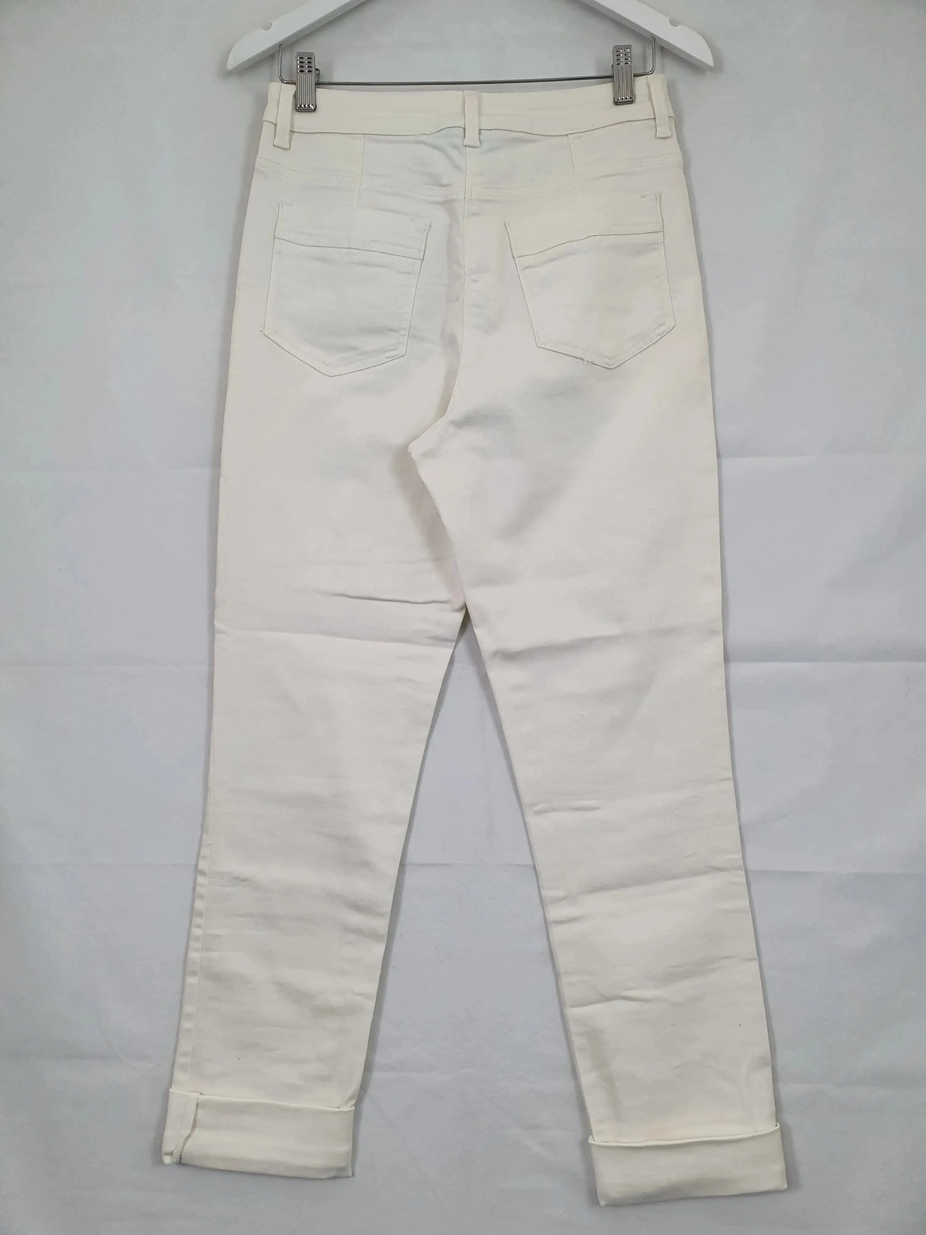 Blue Illusion White Raquel Denim Jeans Size S