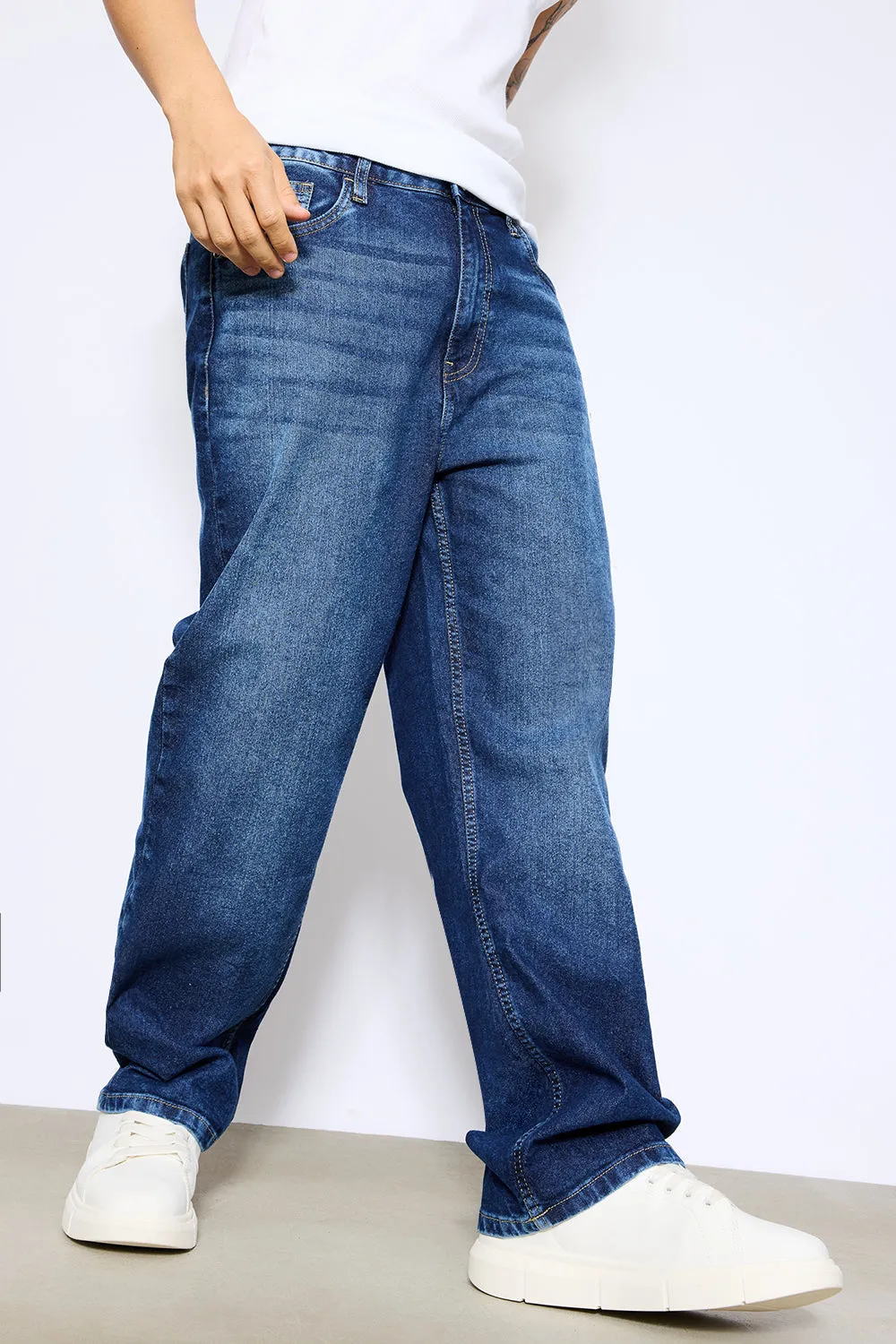 Blue Straight Men's Jeans