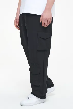 Bonac Baggy Track Pants Black