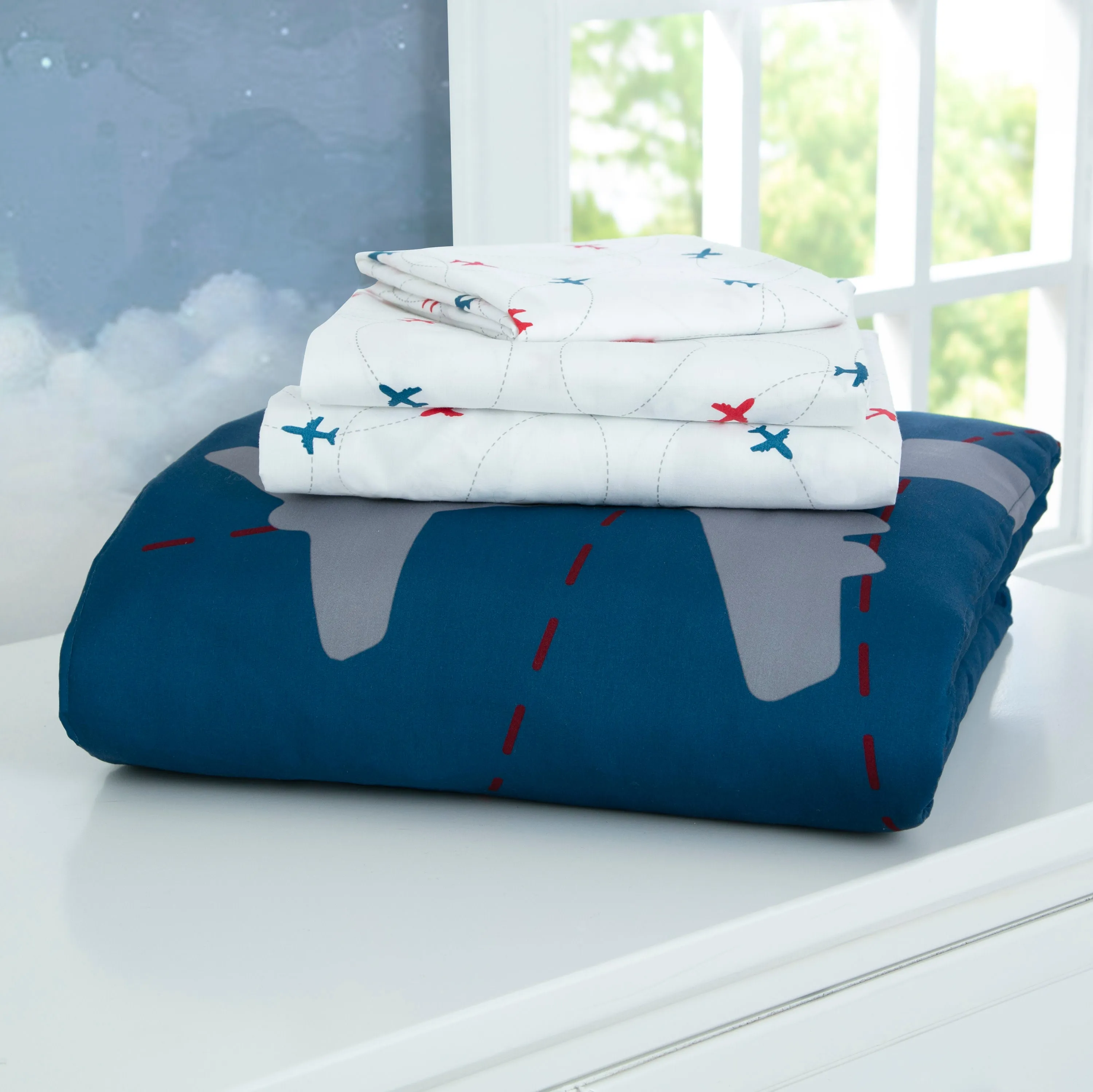 Boys 4-Piece Toddler Bedding Set