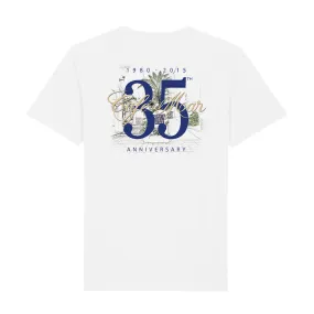 Café del Mar 35th Anniversary Logo Front And Back Print Men's Organic T-Shirt